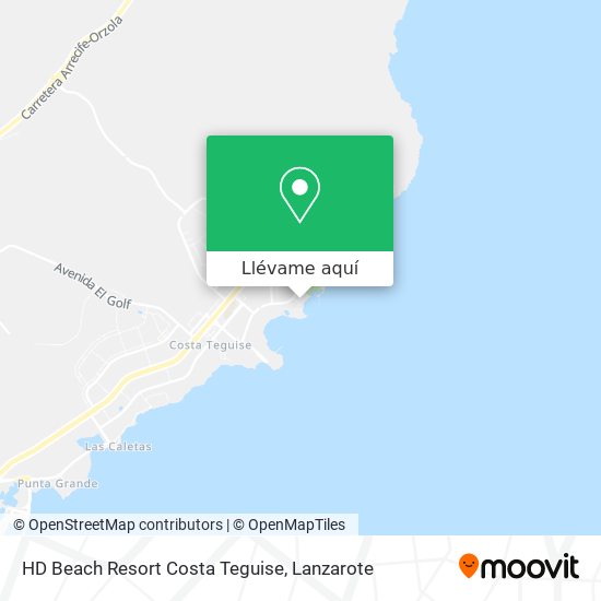 Mapa HD Beach Resort Costa Teguise