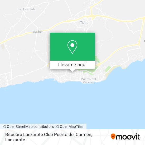 Mapa Bitacora Lanzarote Club Puerto del Carmen
