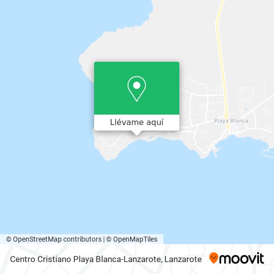Mapa Centro Cristiano Playa Blanca-Lanzarote