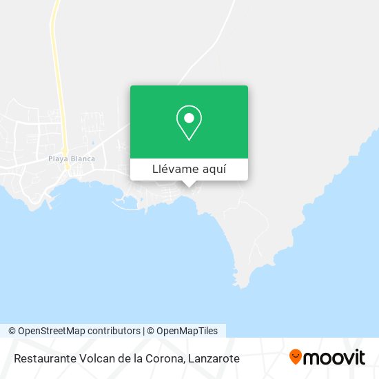 Mapa Restaurante Volcan de la Corona