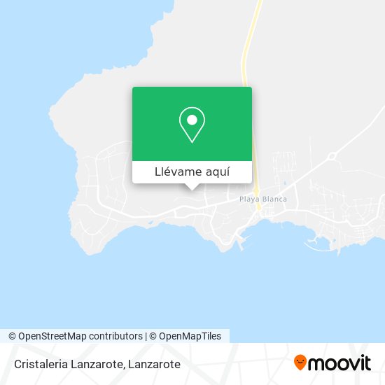 Mapa Cristaleria Lanzarote
