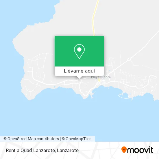 Mapa Rent a Quad Lanzarote
