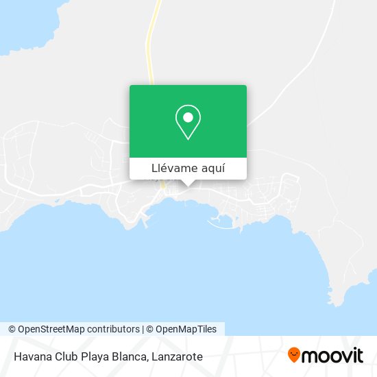 Mapa Havana Club Playa Blanca