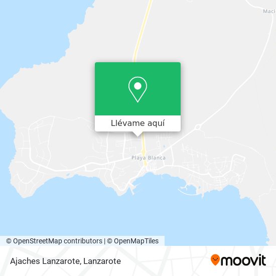 Mapa Ajaches Lanzarote