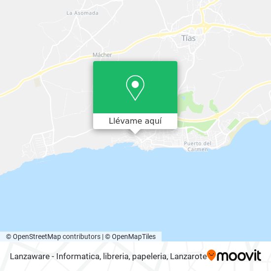Mapa Lanzaware - Informatica, libreria, papeleria