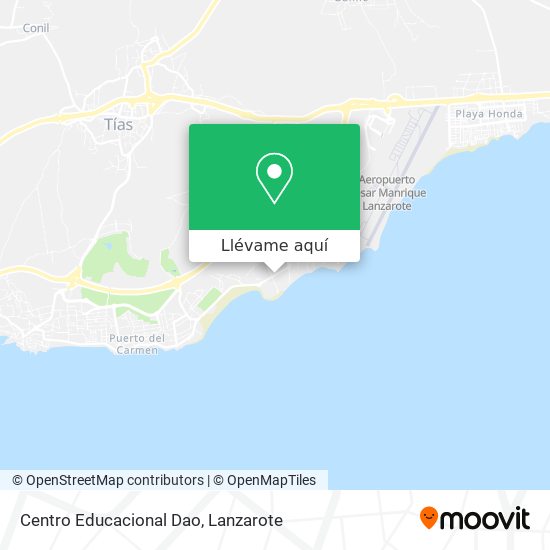 Mapa Centro Educacional Dao