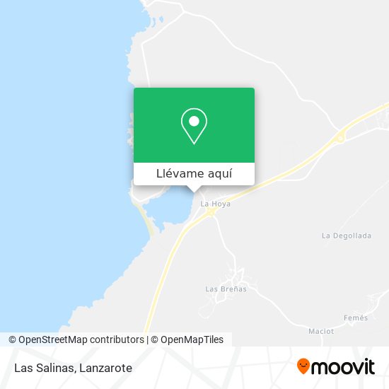 Mapa Las Salinas