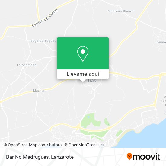 Mapa Bar No Madrugues