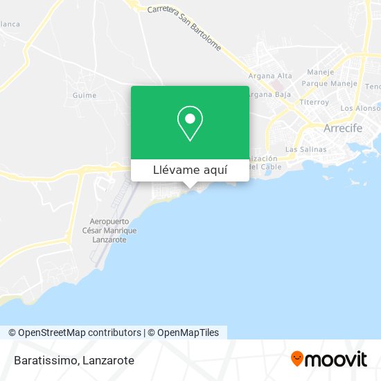 Mapa Baratissimo