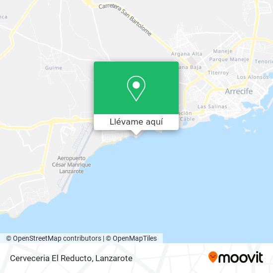 Mapa Cerveceria El Reducto