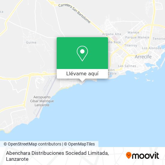 Mapa Abenchara Distribuciones Sociedad Limitada