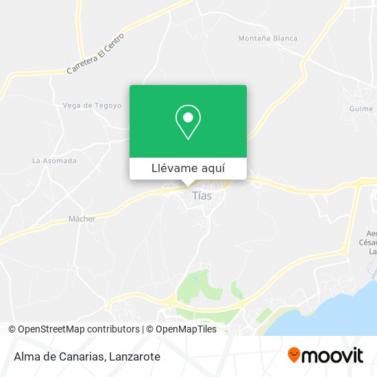 Mapa Alma de Canarias