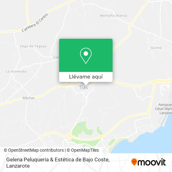 Mapa Gelena Peluquería & Estética de Bajo Coste