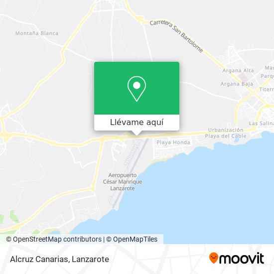 Mapa Alcruz Canarias