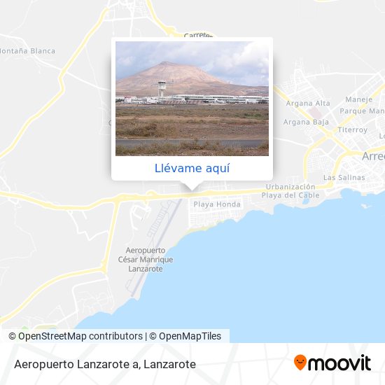 Mapa Aeropuerto Lanzarote a