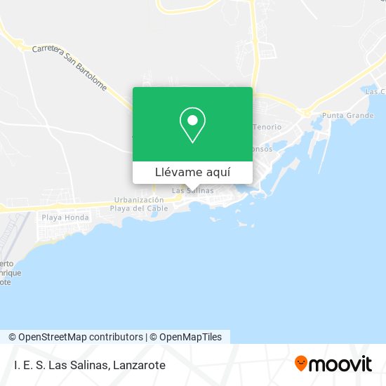 Mapa I. E. S. Las Salinas