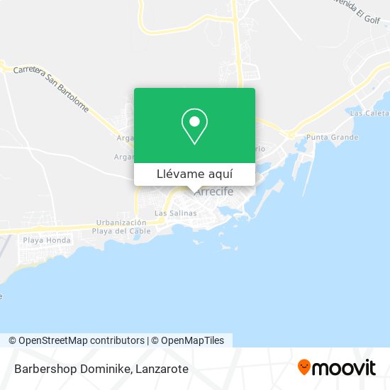 Mapa Barbershop Dominike