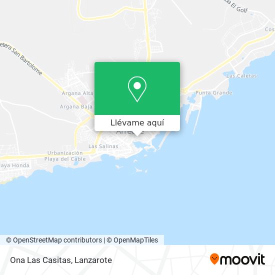 Mapa Ona Las Casitas