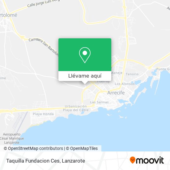 Mapa Taquilla Fundacion Ces