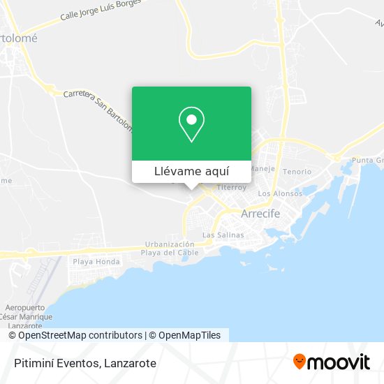 Mapa Pitiminí Eventos