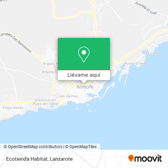 Mapa Ecotienda Habitat