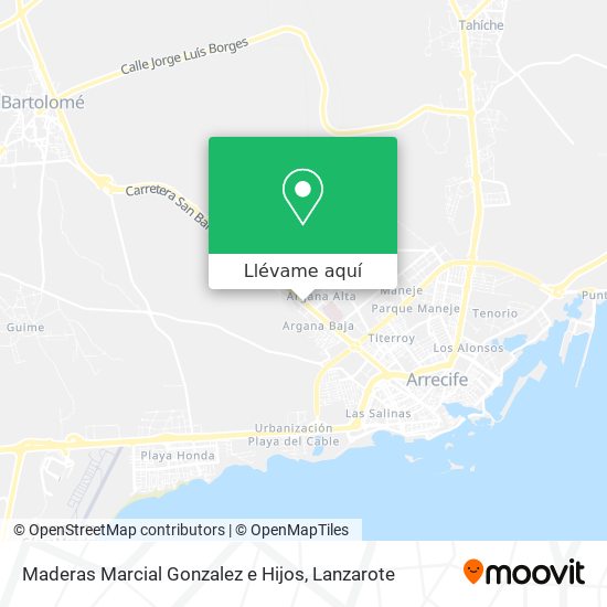 Mapa Maderas Marcial Gonzalez e Hijos