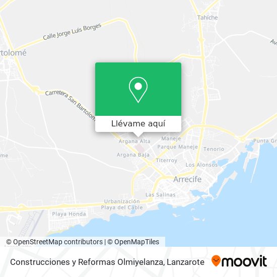Mapa Construcciones y Reformas Olmiyelanza
