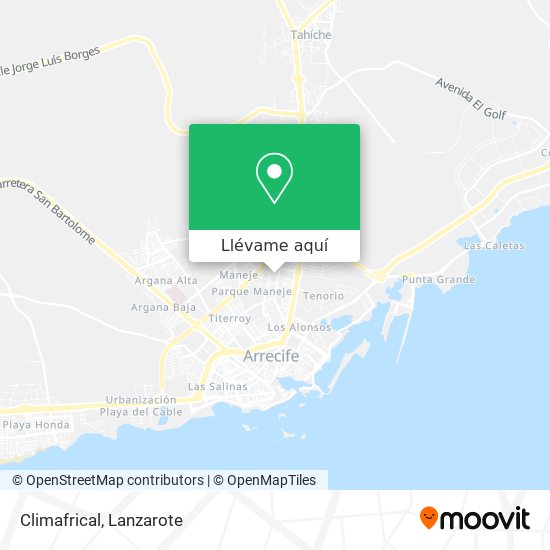 Mapa Climafrical