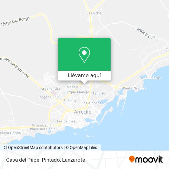 Mapa Casa del Papel Pintado
