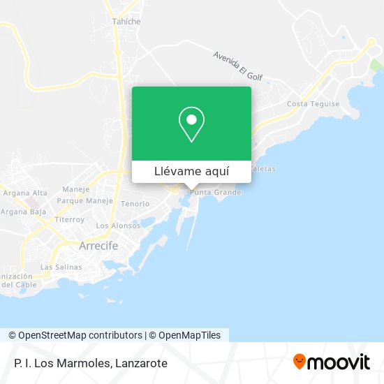 Mapa P. I. Los Marmoles