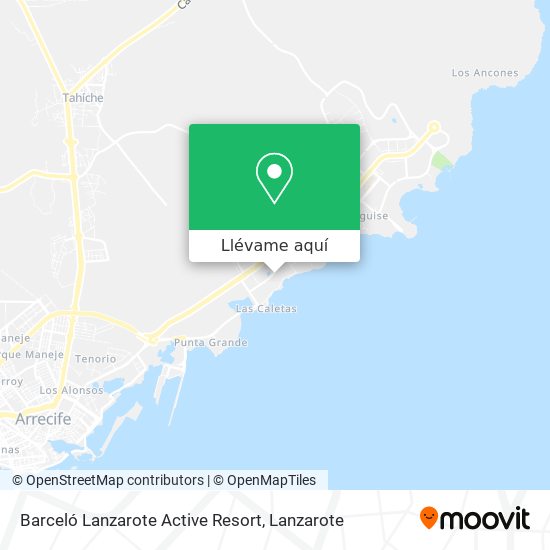 Mapa Barceló Lanzarote Active Resort