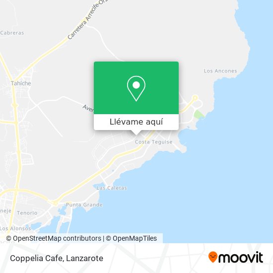 Mapa Coppelia Cafe