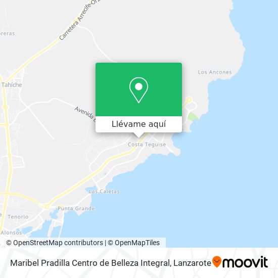 Mapa Maribel Pradilla Centro de Belleza Integral