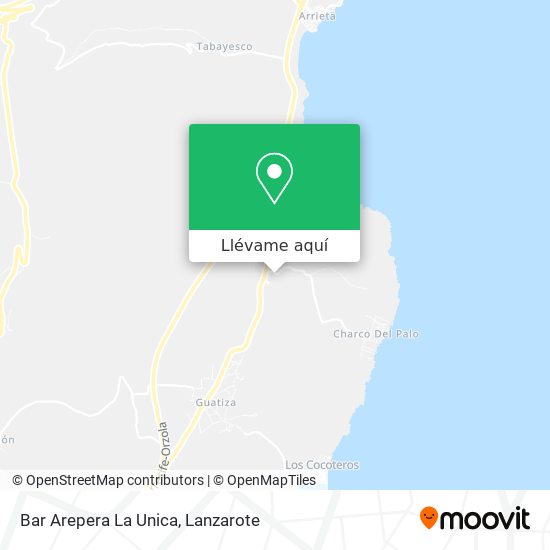 Mapa Bar Arepera La Unica