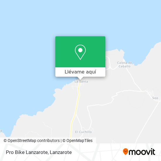 Mapa Pro Bike Lanzarote