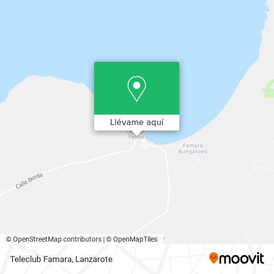 Mapa Teleclub Famara