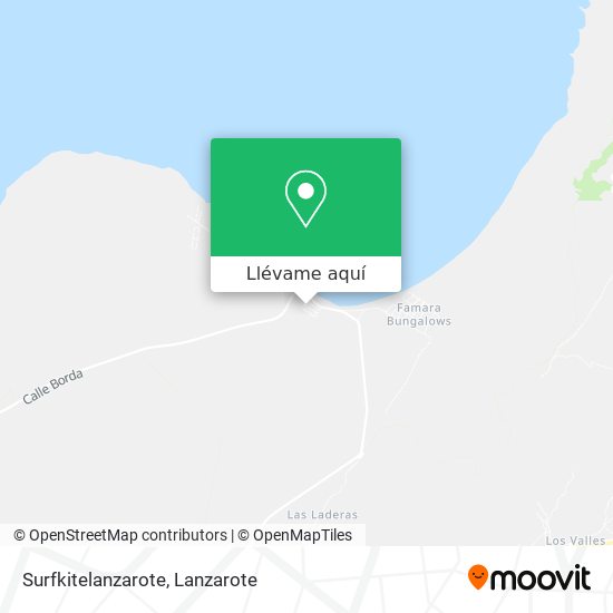 Mapa Surfkitelanzarote