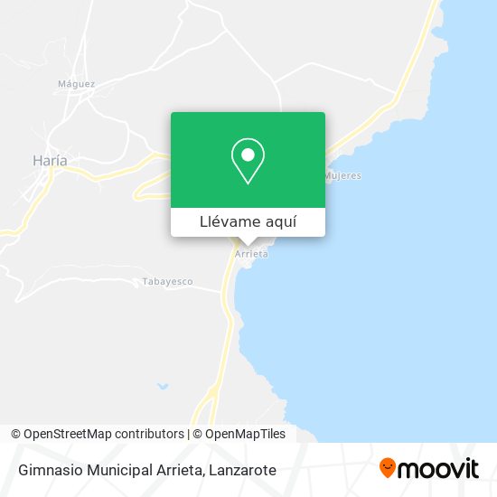 Mapa Gimnasio Municipal Arrieta