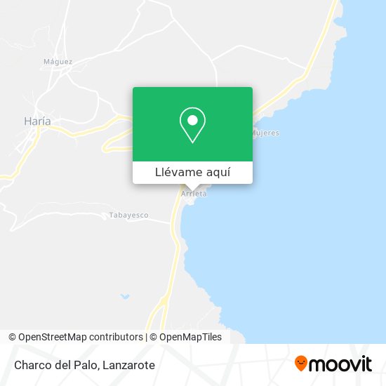 Mapa Charco del Palo