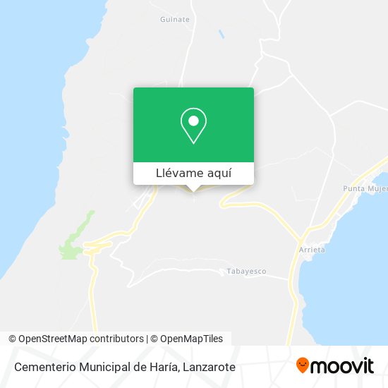 Mapa Cementerio Municipal de Haría