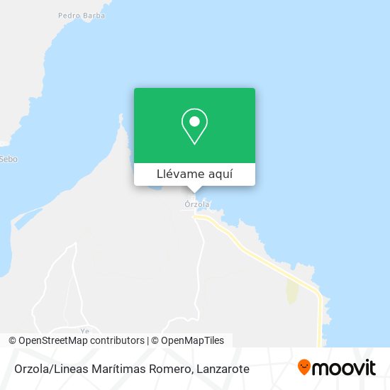 Mapa Orzola/Lineas Marítimas Romero