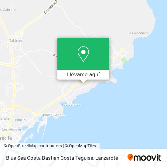 Mapa Blue Sea Costa Bastian Costa Teguise