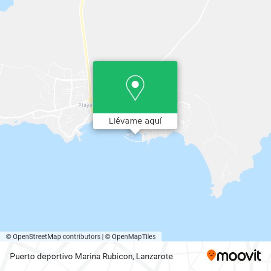 Mapa Puerto deportivo Marina Rubicon