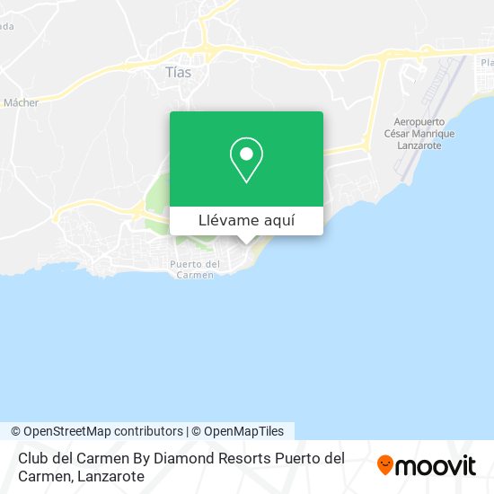 Mapa Club del Carmen By Diamond Resorts Puerto del Carmen