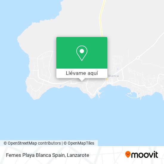 Mapa Femes Playa Blanca Spain