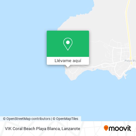 Mapa VIK Coral Beach Playa Blanca