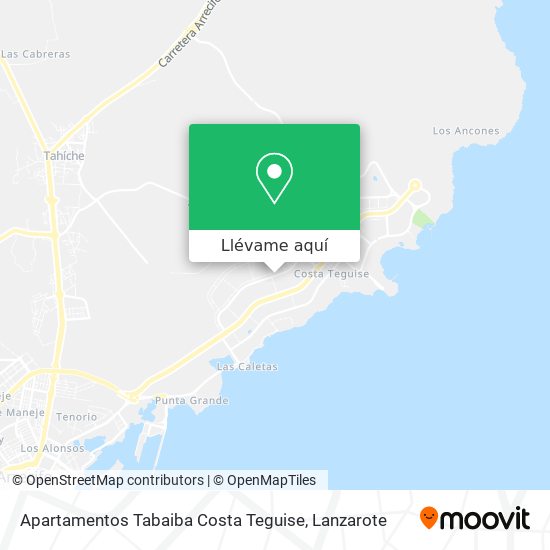 Mapa Apartamentos Tabaiba Costa Teguise