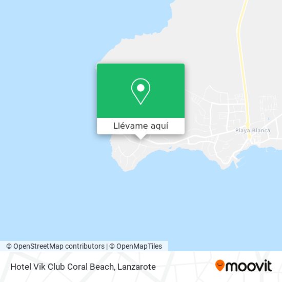 Mapa Hotel Vik Club Coral Beach