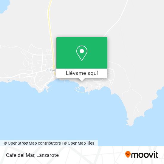 Mapa Cafe del Mar