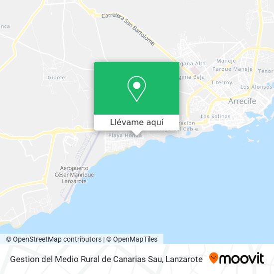 Mapa Gestion del Medio Rural de Canarias Sau